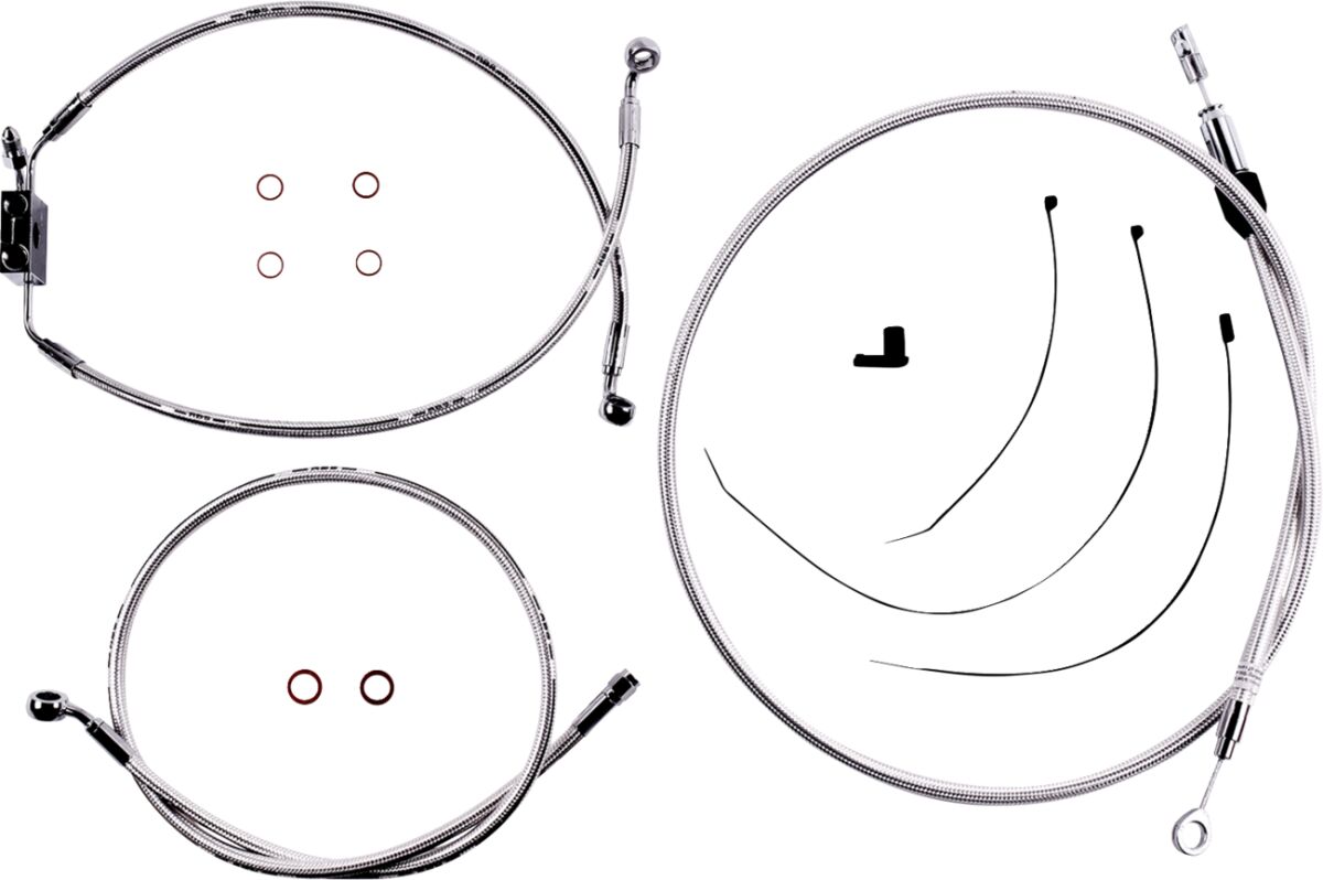Magnum Shielding Cable Kit Sc 10 Rise Brake & Clutch Lines Magnum Shielding