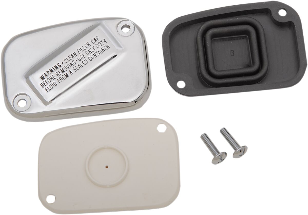 Drag Specialties Handlebar Master Cylinder Cover Oem Style Chrome Front Brake Lever Drag Specialties