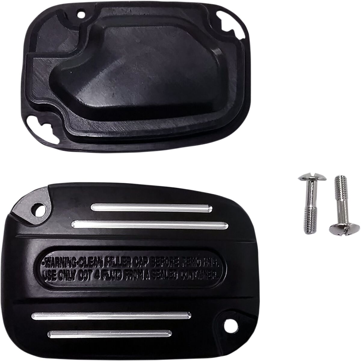 Drag Specialties Black Clutch Master Cylinder Clutch Cover For '17 '20 Fl Clutch Lever Drag Specialties