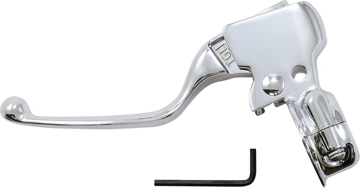 Drag Specialties Chrome Clutch Lever Assembly For '15 '20 Clutch Lever Drag Specialties