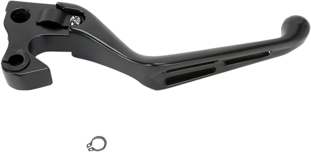 Drag Specialties Clutch Lever Slotted Wide Blade Matt Black Clutch Lever Drag Specialties