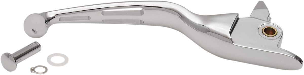 Drag Specialties Brake Lever Slotted Wide Blade Chrome Brake Lever Drag Specialties