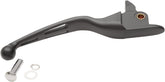Drag Specialties Brake Lever Slotted Wide Blade Matt Black Brake Lever Drag Specialties
