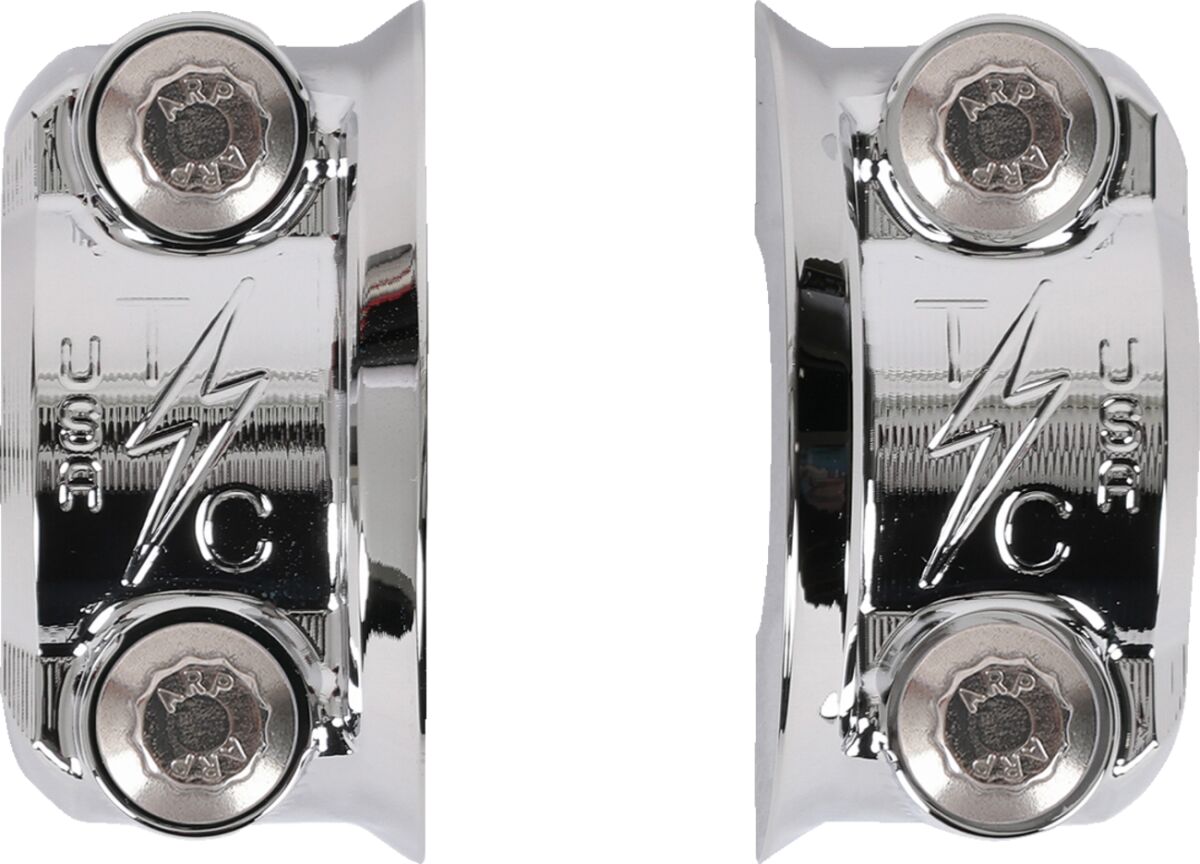 Thrashin Supply Co. Clamp Perch Speedway Chrome Lever Perches Brackets Thrashin Supply Co.