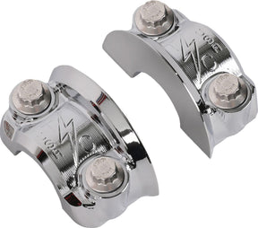 Thrashin Supply Co. Clamp Perch Speedway Chrome Lever Perches Brackets Thrashin Supply Co.