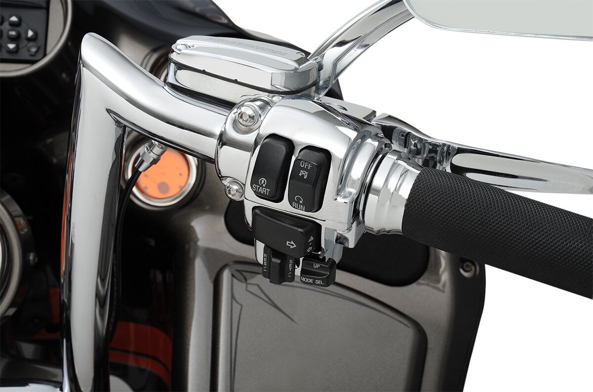 Drag Specialties Switch Housing Kit W/ Radio/Cruise Chrome Handlebars & Controls Accessories Drag Specialties