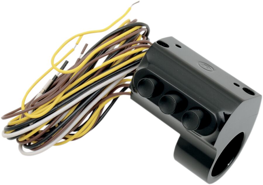 Performance Machine (Pm) Switch Assy 3 Butn Lt Bk Handlebars & Controls Accessories Performance Machine
