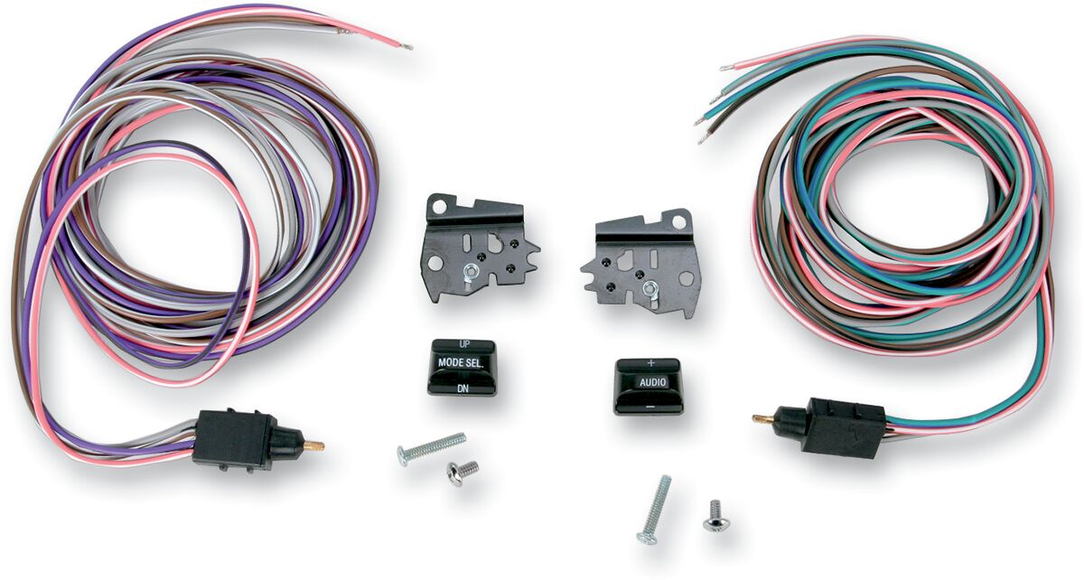 Drag Specialties Switch Kt Blk Radio Handlebars & Controls Accessories Drag Specialties