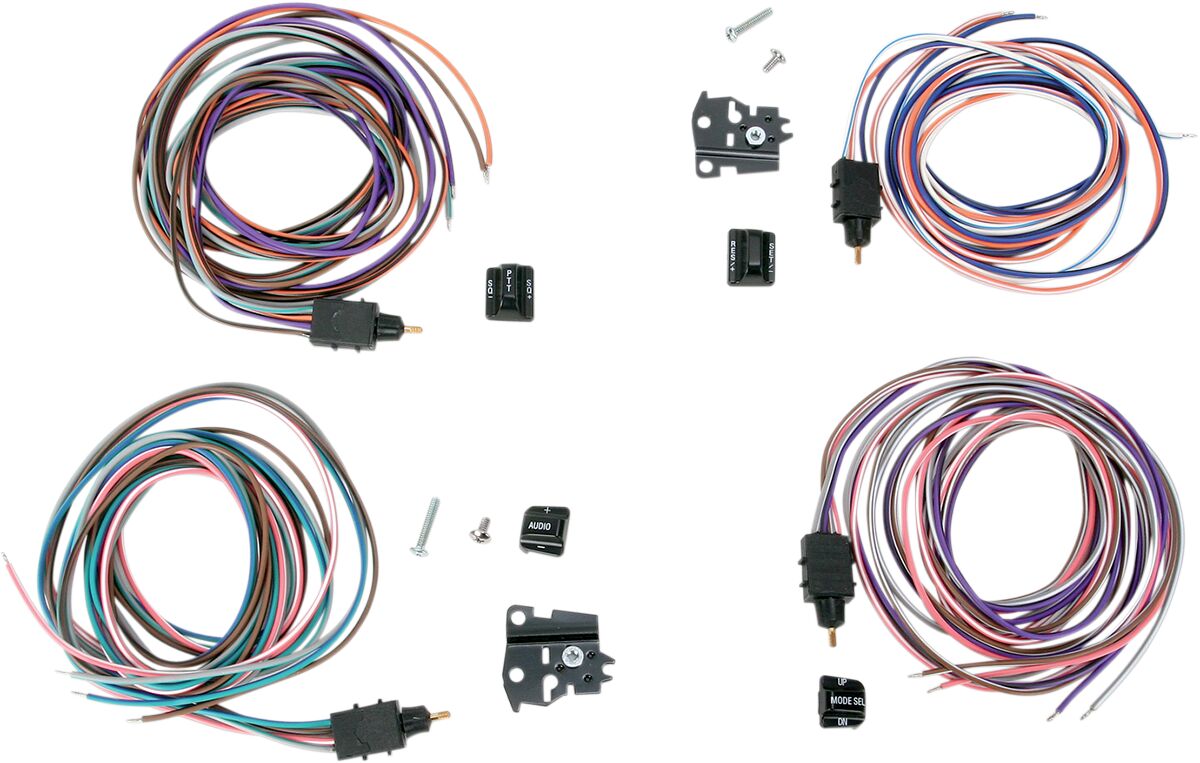 Drag Specialties Switch Kt Blk Radio Cruz Handlebars & Controls Accessories Drag Specialties