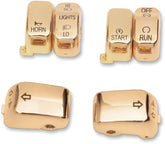 Drag Specialties Cover Swch Gld Std Handlebars & Controls Accessories Drag Specialties