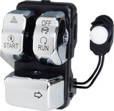 Drag Specialties Chrome Right Handlebar Control Module Handlebars & Controls Accessories Drag Specialties