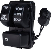 Drag Specialties Black Left Handlebar Control Module Handlebars & Controls Accessories Drag Specialties