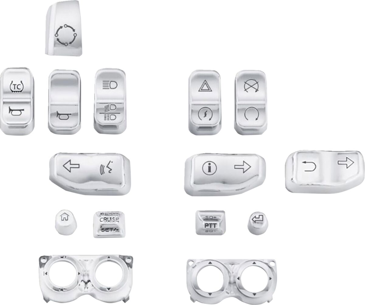 Drag Specialties Switch Caps Chrome Handlebars & Controls Accessories Drag Specialties
