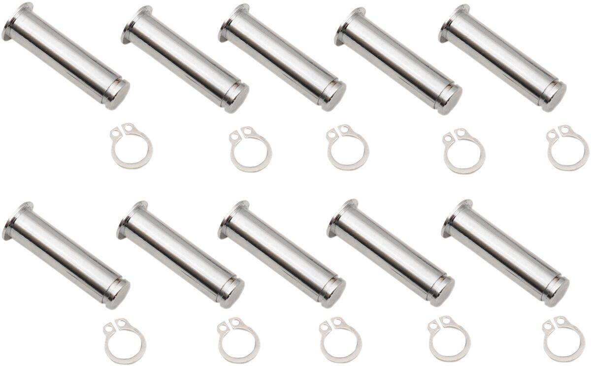 Drag Specialties Pivot Pin/Clip Kits Chrome Oils Drag Specialties