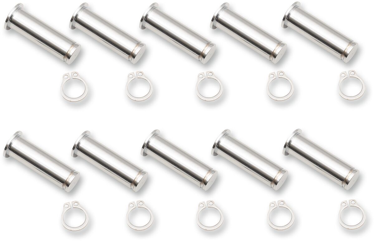 Drag Specialties Clutch Side Pivot Pin/Clip Kits Chrome Lever Perches Brackets Drag Specialties