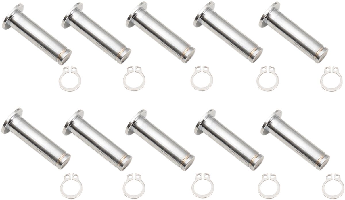 Drag Specialties Brake Side Pivot Pin/Clip Kits Chrome Grease Drag Specialties