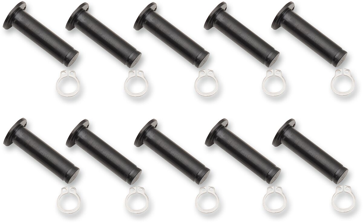 Drag Specialties Brake Side Pivot Pin/Clip Kits Black Lever Perches Brackets Drag Specialties