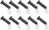 Drag Specialties Brake Side Pivot Pin/Clip Kits Black Lever Perches Brackets Drag Specialties