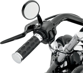 Drag Specialties Grips Hotop Chr/Rub Grips Drag Specialties