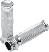 Todd's Cycle Grips Vice Knurl Chrome Grips Todd's Cycle