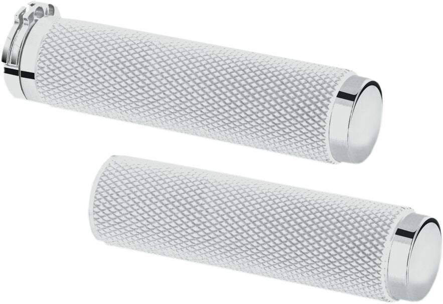 Pingel Grips Knurled Chrome Grips Pingel