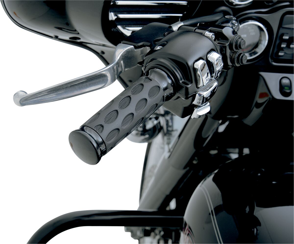 Drag Specialties Grips Hotop Touring Black/Rubber Grips Drag Specialties