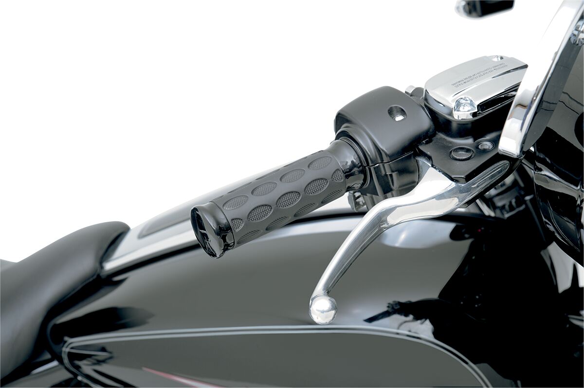 Drag Specialties Grips Hotop Touring Black/Rubber Grips Drag Specialties