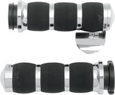 Avon Grips Grips Air Cushion Chrome Throttle By Wire With Throttle Boss Grips Avon Grips