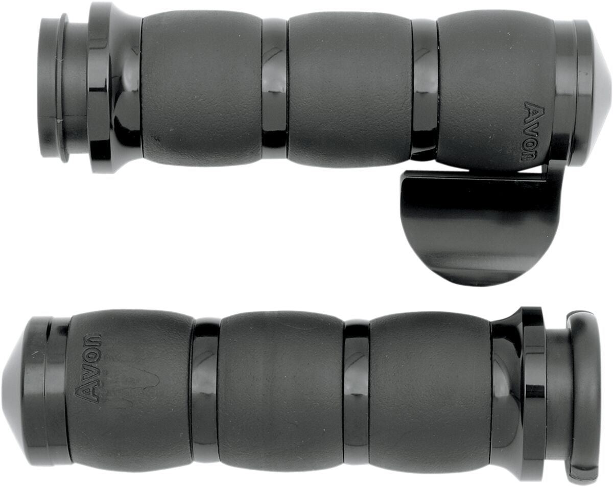 Avon Grips Grips Velvet Air Cushion Anodized Throttle By Wire With Throttle Boss Grips Avon Grips