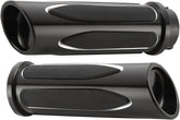 Arlen Ness Deep Cut® Comfort Grips, Black - Fly-By-Wire (FBW) Grips Arlen Ness
