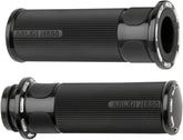 Slot Track Grips, Black - Fly-By-Wire (FBW) Grips Arlen Ness Default Title