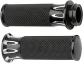 Deep Cut® Fusion Grips, Black - Fly-By-Wire (FBW) Grips Arlen Ness Default Title
