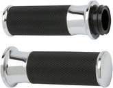 Smooth Grips, Chrome - Fly-By-Wire (FBW) Grips Arlen Ness Default Title