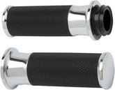 Arlen Ness Smooth Grips, Chrome - Fly-By-Wire (FBW) Grips Arlen Ness