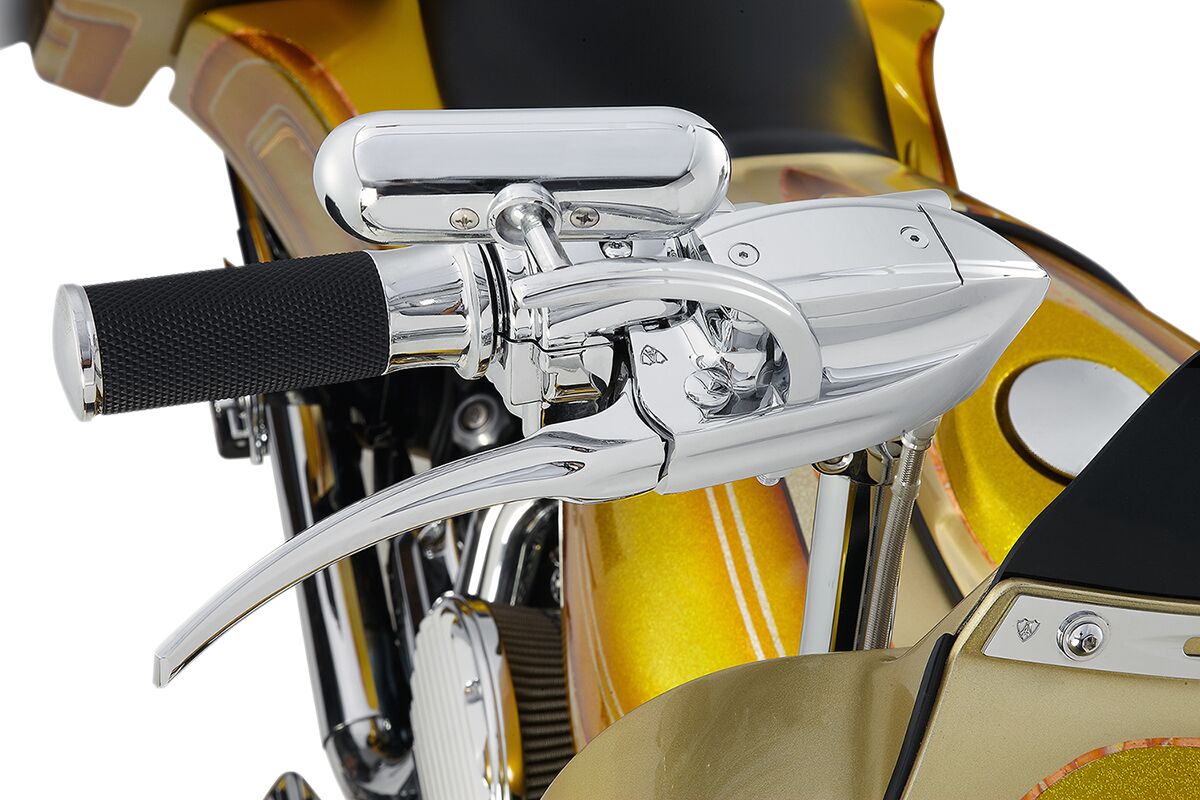 Arlen Ness Smooth Grips, Chrome - Fly-By-Wire (FBW) Grips Arlen Ness