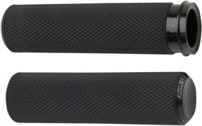 Knurled Grips TBW, Black Grips Arlen Ness
