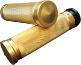 Accutronix Accutronix Grips Handlebar Knurled Fly By Wire Brass Grips Accutronix