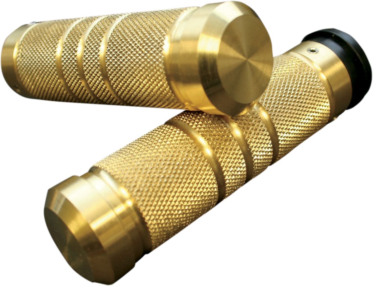 Accutronix Accutronix Grips Handlebar Knurled Grooved Fly By Wire Brass Grips Accutronix