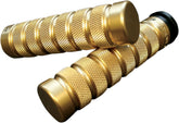 Accutronix Accutronix Grips Handlebar Knurled Notched Fly By Wire Brass Grips Accutronix