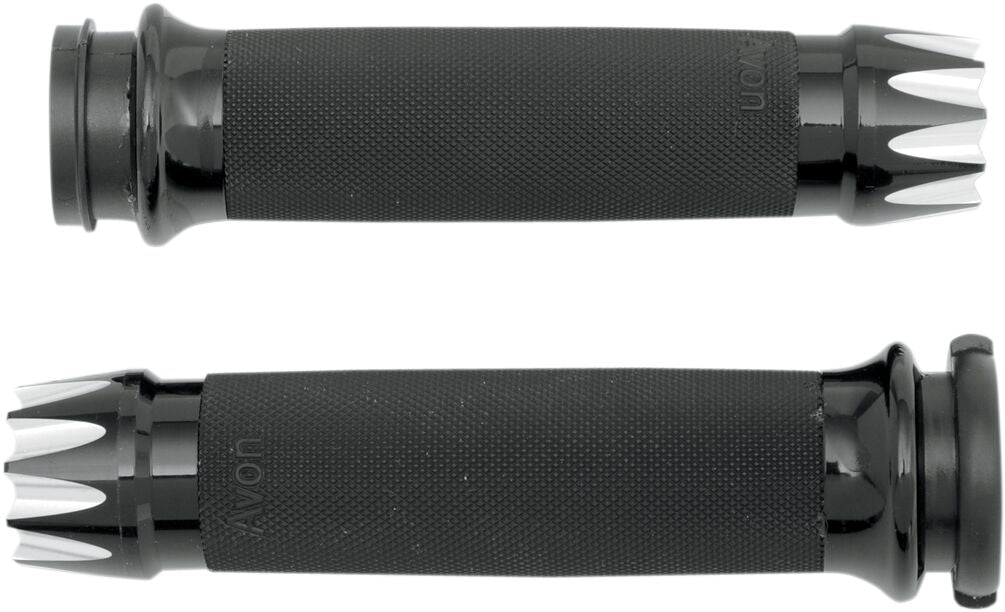 Avon Grips Grips Custom Contour Excalibur Black Throttle By Wire Grips Avon Grips