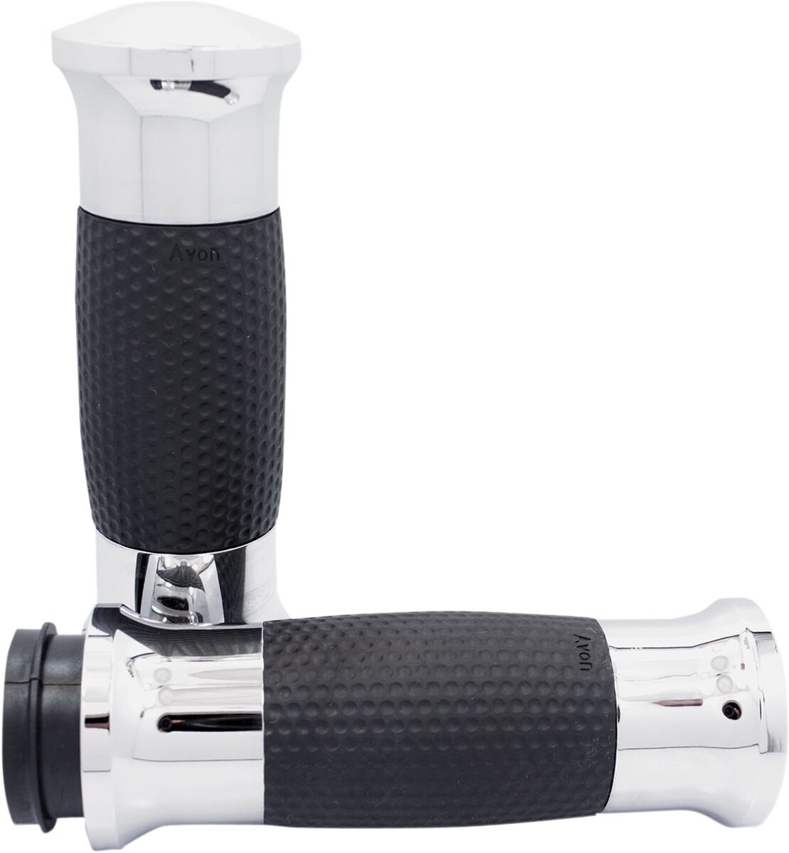 Avon Grips Grips Gel Chrome Throttle By Wire Grips Avon Grips