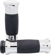 Avon Grips Grips Gel Chrome Throttle By Wire Grips Avon Grips