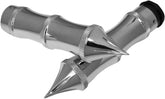 Accutronix Accutronix Grips Handlebar Tribal Fly By Wire Chrome Grips Accutronix