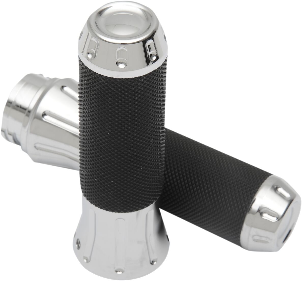 Drag Specialties Grips Custom Chrome Grips Drag Specialties