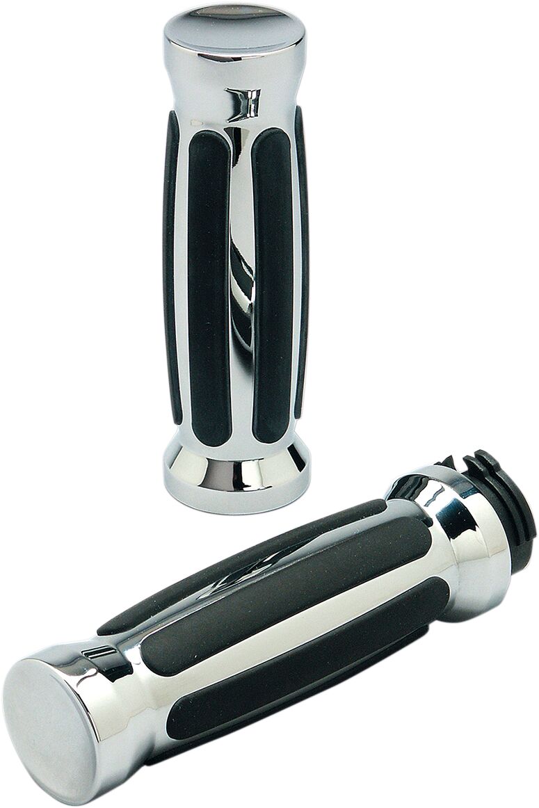Pro One Perf.Mfg. Grip Straight Rub,Chr,Tbw Grips Pro One Perf.Mfg.