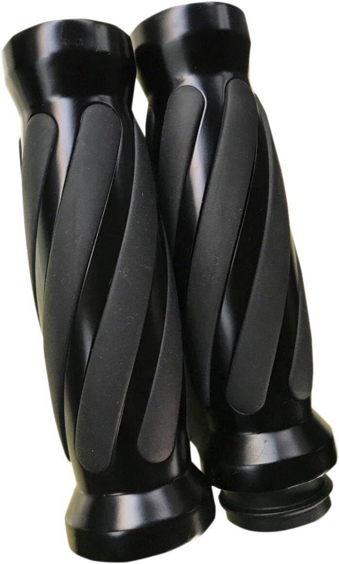 Pro One Perf.Mfg. Grip Twisted Rub Blk Tbw Grips Pro One Perf.Mfg.
