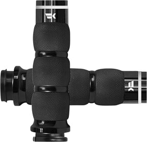 Khrome Werks Black Air Turbine Grips For Tbw Grips Khrome Werks