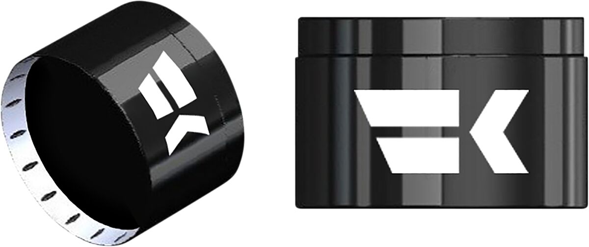 Khrome Werks Black Air Turbine Grips For Tbw Grips Khrome Werks