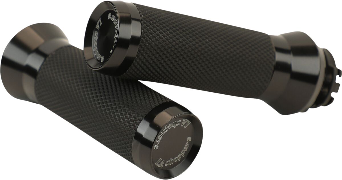 La Choppers Grips Tbw Black Anodize Grips La Choppers