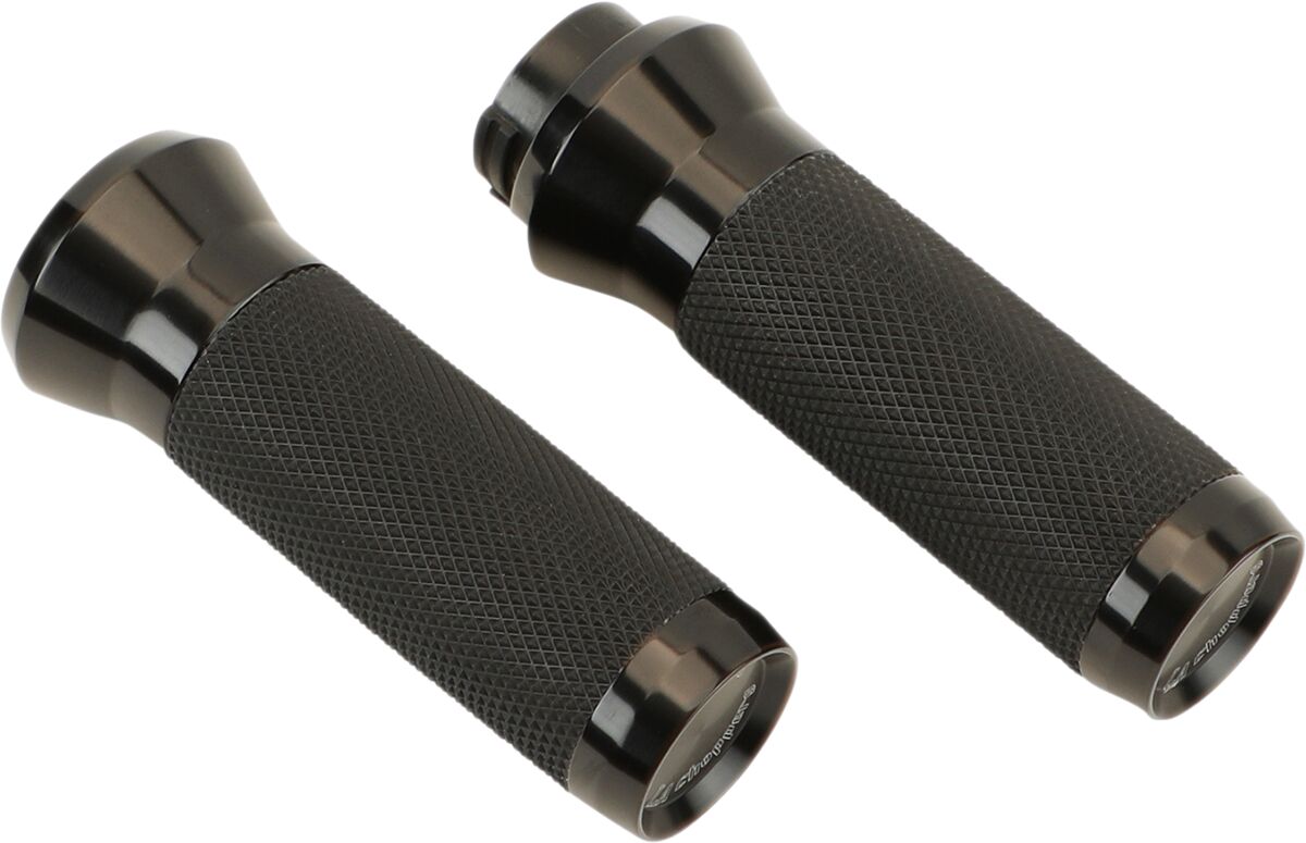 La Choppers Grips Tbw Black Anodize Grips La Choppers